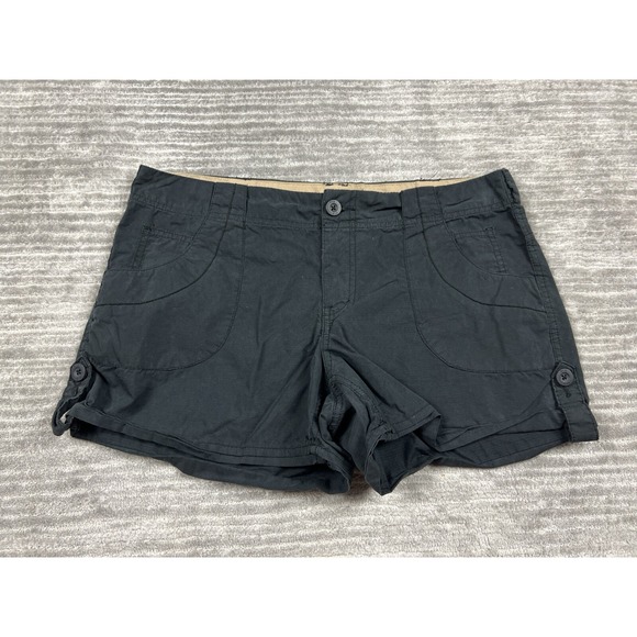 BCG Shorts‎ Womens 10 Black Chino Cotton Nylon Blend Casual - Picture 1 of 11